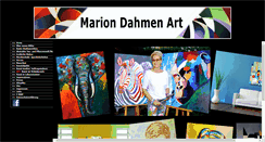 Desktop Screenshot of marion-dahmen-art.de