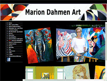Tablet Screenshot of marion-dahmen-art.de